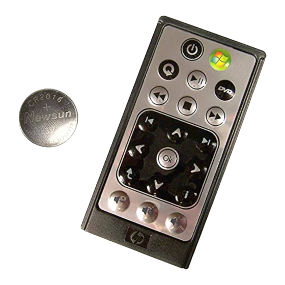 HP Mobile Remote Control Gebruikershandleiding