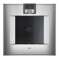 Gaggenau BO 451 Gebruiksaanwijzing