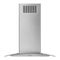 Whirlpool WVI30330LS, WVI30336LS - 30" Curved Glass Island Mount Range Hood Handleiding