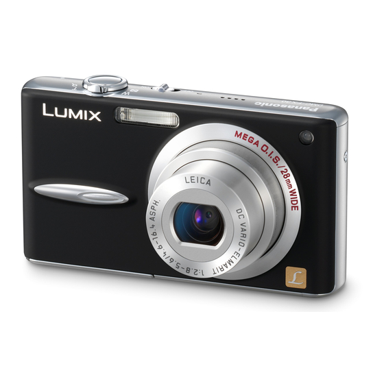 Panasonic LUMIX DMC-FX30 Gebruiksaanwijzing