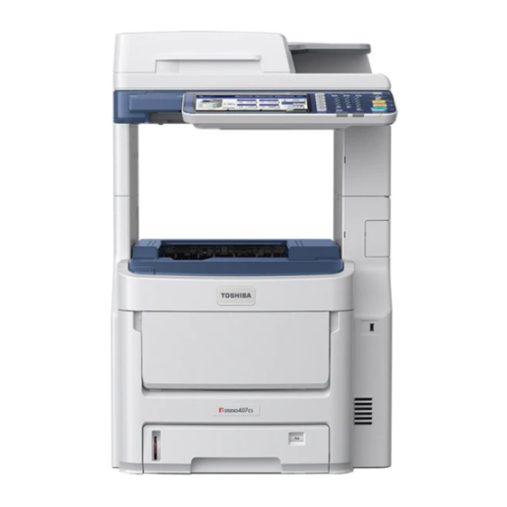 Toshiba e-STUDIO 287CS Gebruikershandleiding