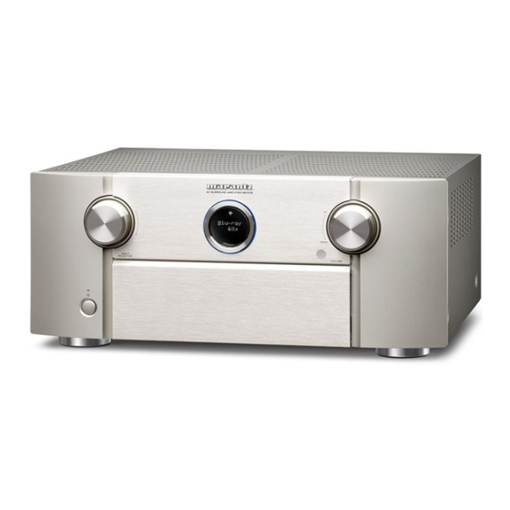 Marantz SR7015 Gebruiksaanwijzing