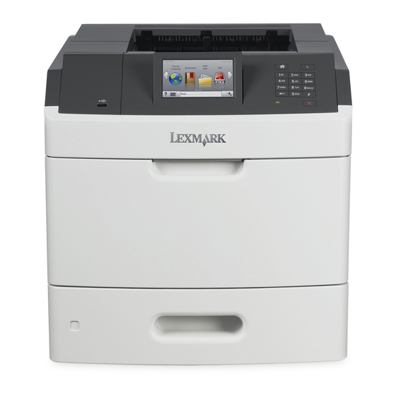 Lexmark M5100 Series Gebruikershandleiding