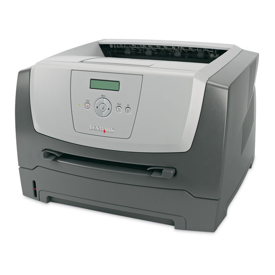 Lexmark E350d Gebruikershandleiding