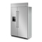 KitchenAid KBSD708MSS - 29.4 Cu. Ft. 48" Ingebouwde Side-by-Side Koelkast Handleiding