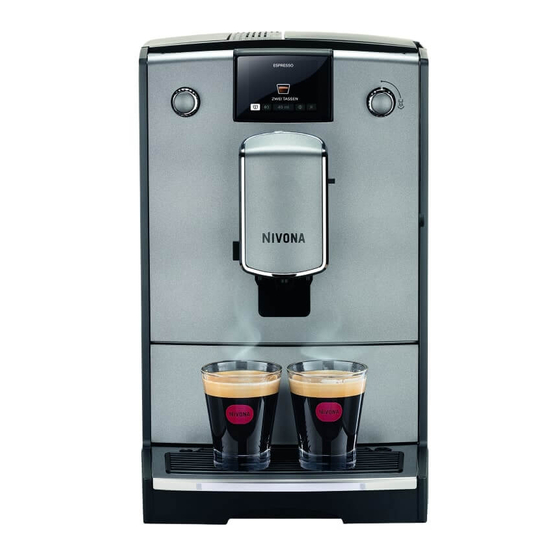 Nivona CafeRomatica 6 Series Gebruiksaanwijzing