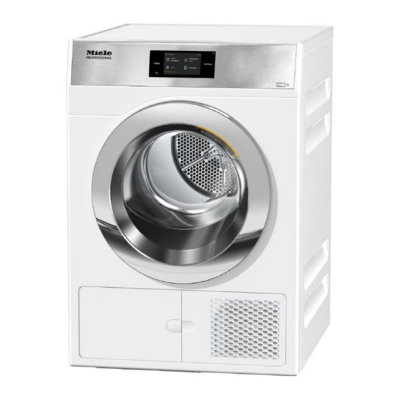 Miele professional PDR 908 EL Installatieschema