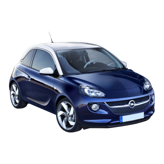 Opel ADAM 2017 Gebruikershandleiding