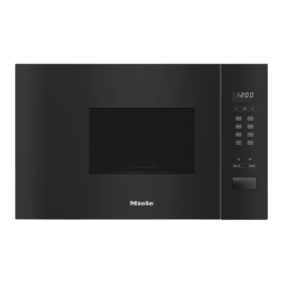 Miele M 2230 SC Gebruiksaanwijzing