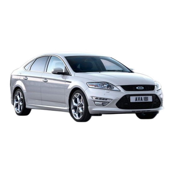 Ford MONDEO 2011 Instructieboekje