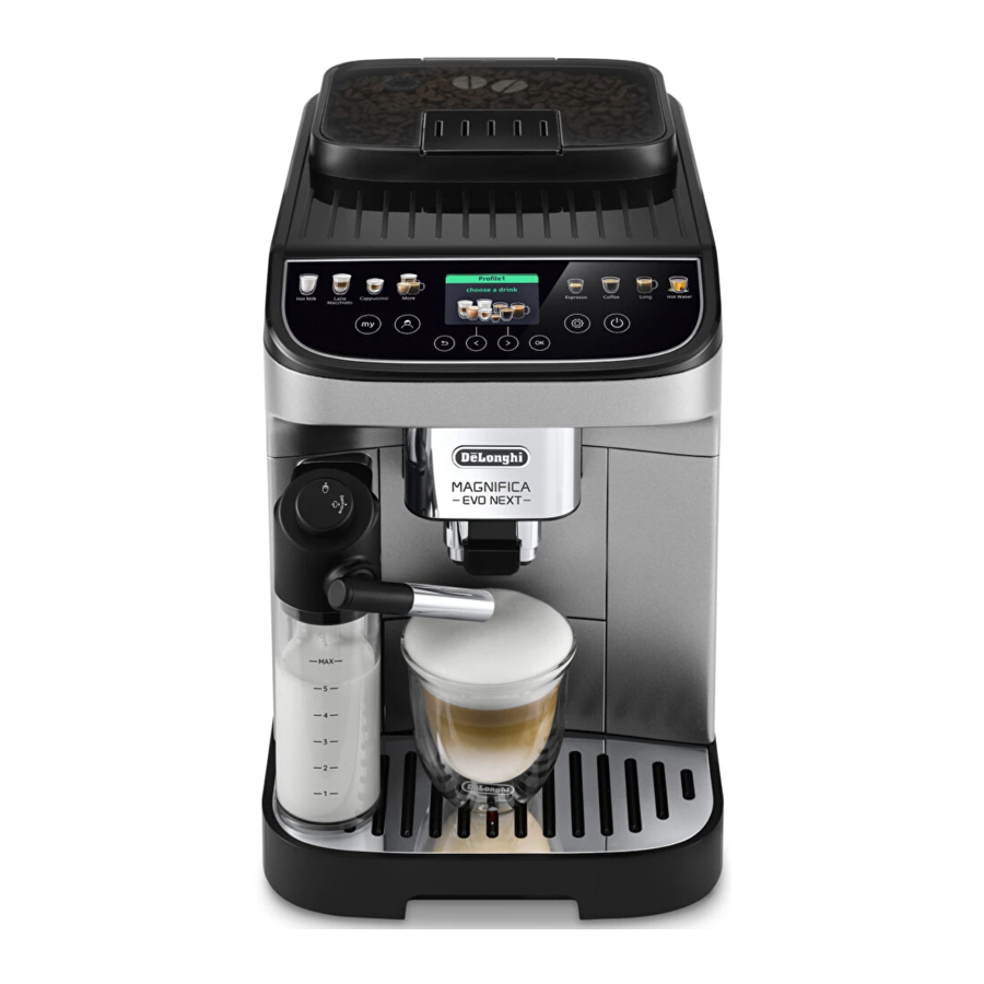 DeLonghi MAGNIFICA EVO NEXT ECAM31080 / ECAM31080SB Handleiding
