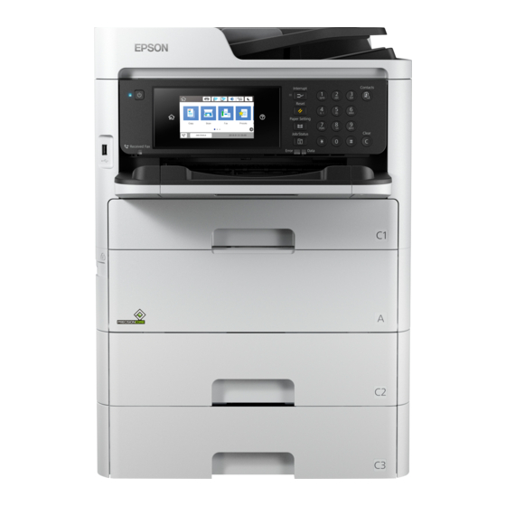 Epson WF-C579R Series Gebruikershandleiding