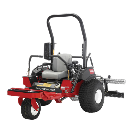 Toro Sand Pro 08719 Gebruikershandleiding