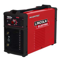 Lincoln Electric INVERTEC 165S Gebruiksaanwijzing