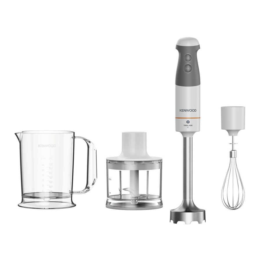Kenwood Triblade XL HBM40 - Handleiding staafmixer