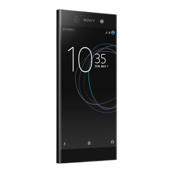 Sony Xperia XA1 Ultra Gebruikershandleiding