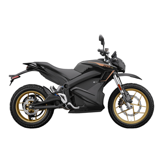 Zero Motorcycles ZERO S 2022 Gebruikershandleiding