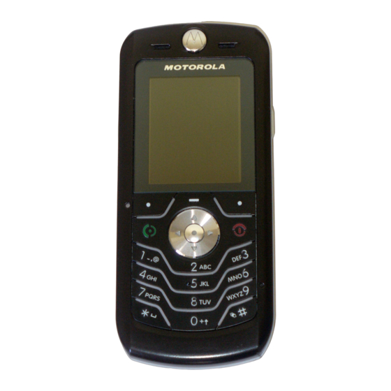 Motorola L6 Gebruikershandleiding