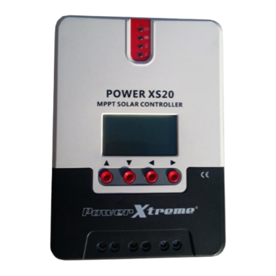 PowerXtreme MPPT Solar Lader XS20 Gebruikershandleiding