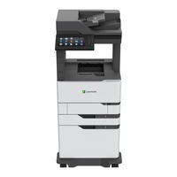 Lexmark MX822 Gebruikershandleiding