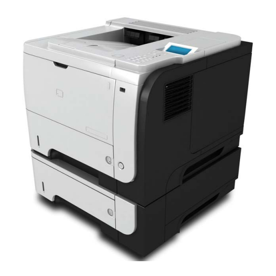 HP LaserJet P3010 Series Gebruikershandleiding