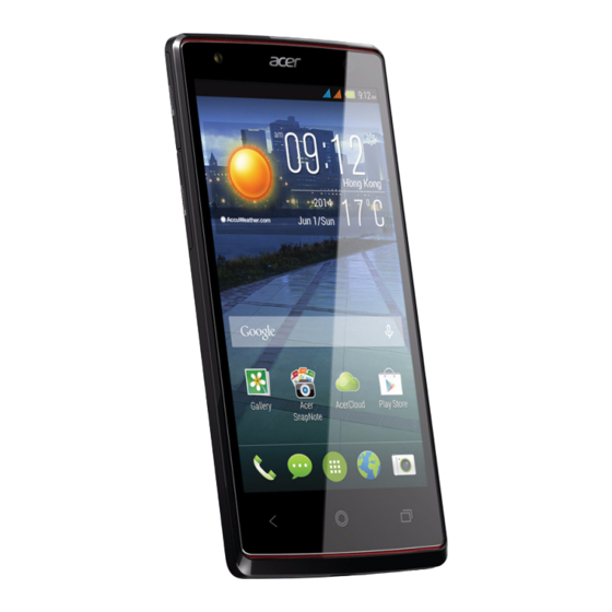 Acer Liquid E3 Duo Gebruikershandleiding