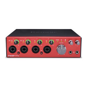 Focusrite Clarett+ 4Pre - Audio Interface Handleiding