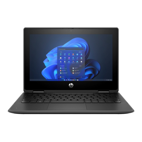 HP Chromebook X360 11 G1 Gebruikershandleiding