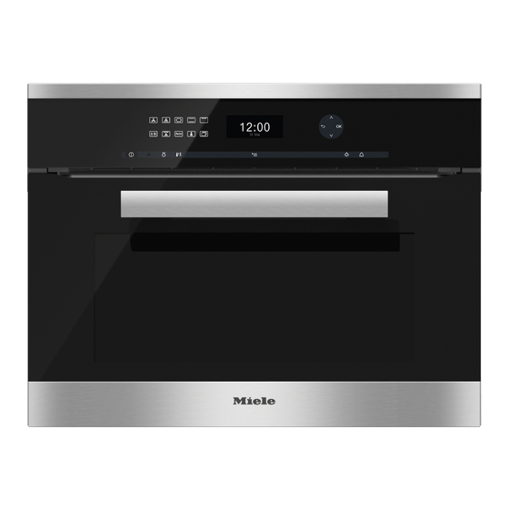 Miele H6401B Gebruiks- En Montagehandleiding