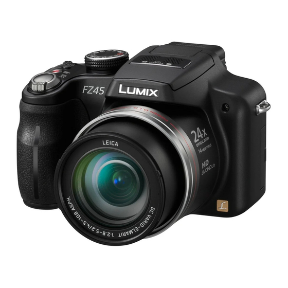 Panasonic LUMIX DMC-FZ45 Gebruiksaanwijzing