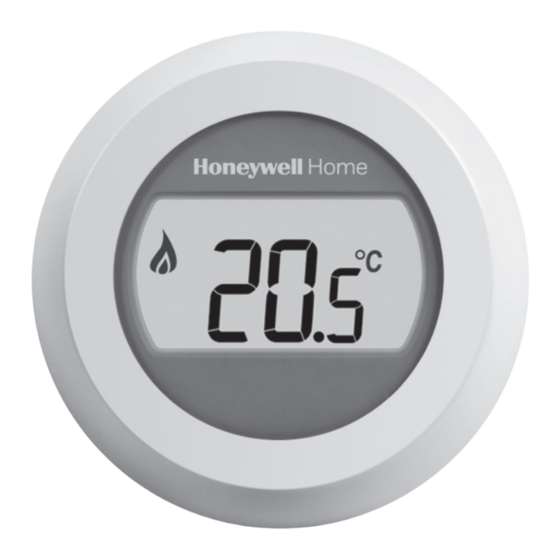 Honeywell Home T87G ROUND ON/OFF Gebruiksaanwijzing