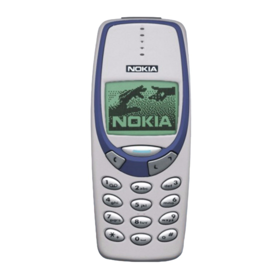 Nokia 3330 Gebruikershandleiding