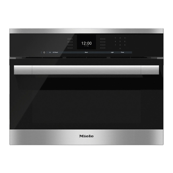 Miele DGC 6500 Gebruiks- En Montagehandleiding