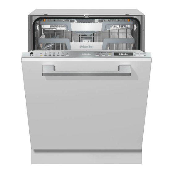 Miele G 7250 Gebruiksaanwijzing