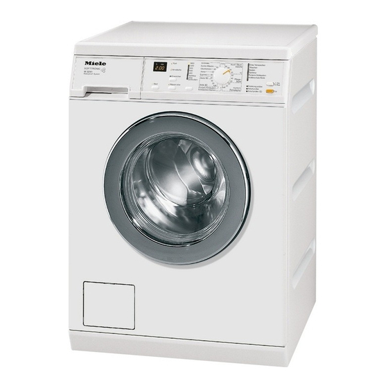 Miele SOFTTRONIC W 3241 Gebruiksaanwijzing