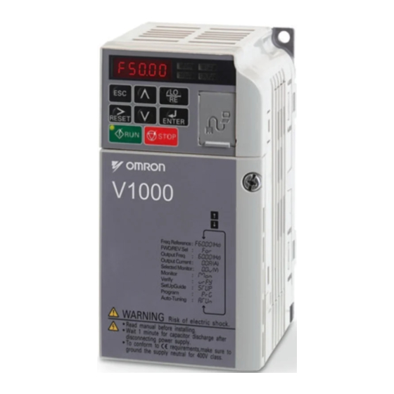 Omron V1000 VZA Instructie