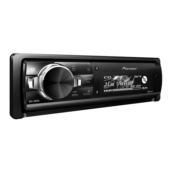 Pioneer DEH-80PRS Bedieningshandleiding