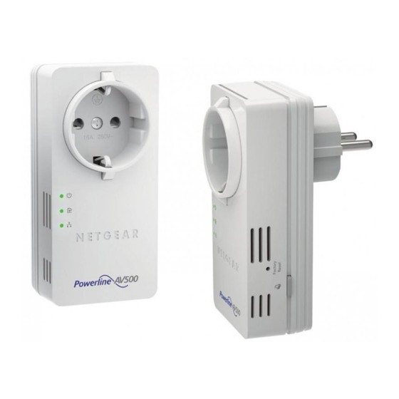 NETGEAR Powerline 500 Nano PassThru 2-port Installatiehandleiding