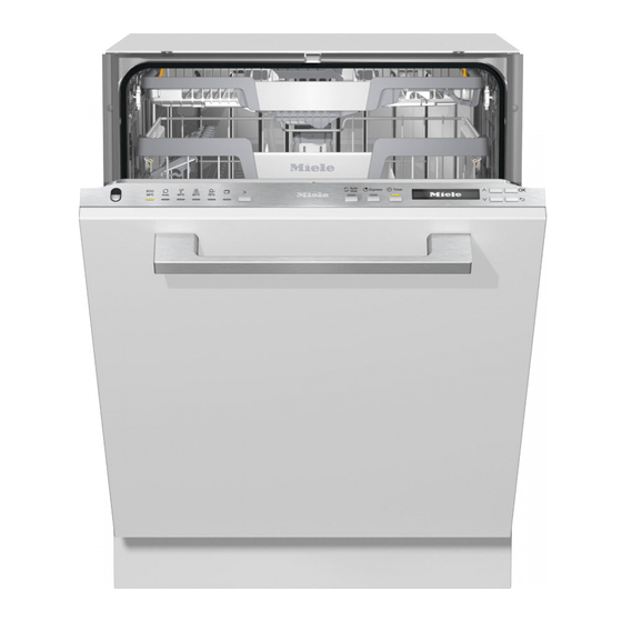 Miele G 7160SCVI Gebruiksaanwijzing