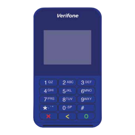 VeriFone CCV Mini Snelstartgids