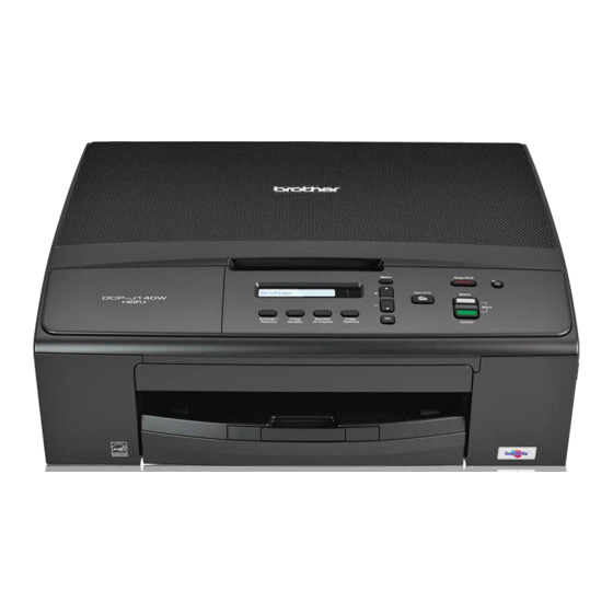 Brother DCP-J140W Beknopte Gebruikershandleiding