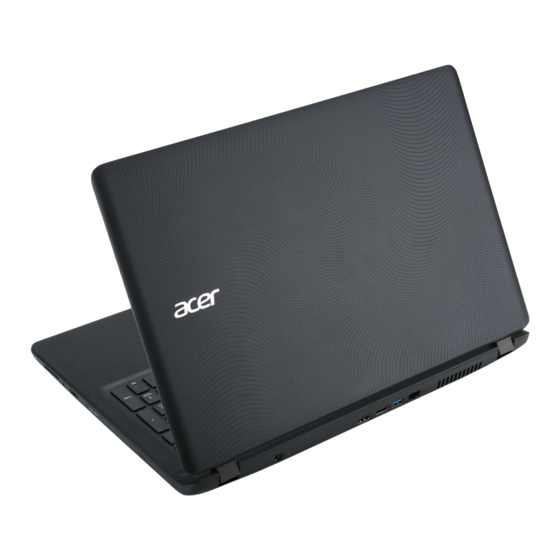 Acer Aspire ES 15 Gebruikershandleiding