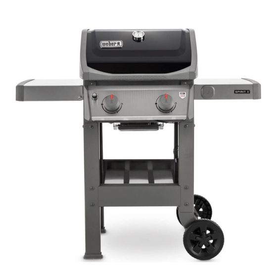 Weber Spirit E-210 ORIGINAL Gebruikershandleiding