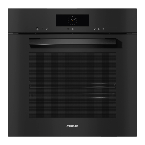 Miele DGC 7865 HC Pro Gebruiks- En Montagehandleiding