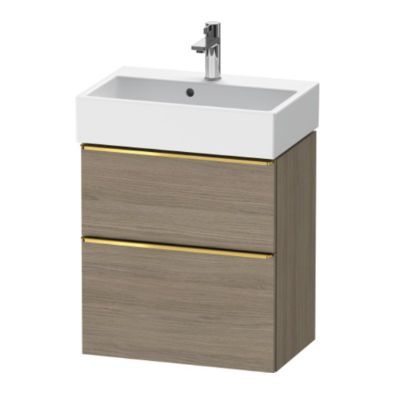 DURAVIT D-Neo DE 4329 Montagehandleiding