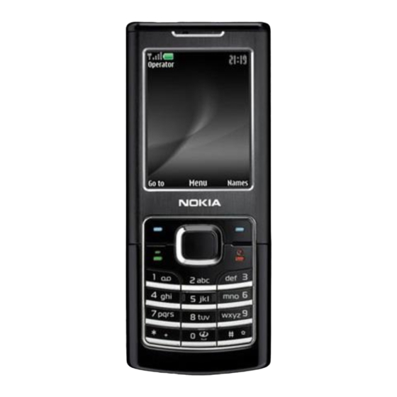 Nokia 6500 Classic Gebruikershandleiding