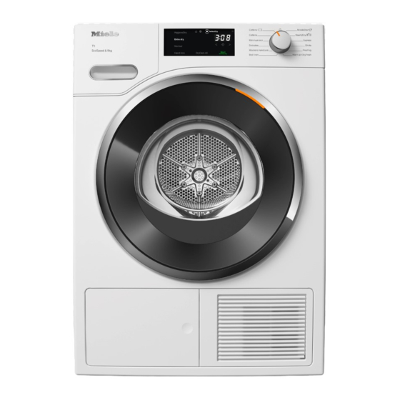 Miele TWH 780 WP Gebruiksaanwijzing