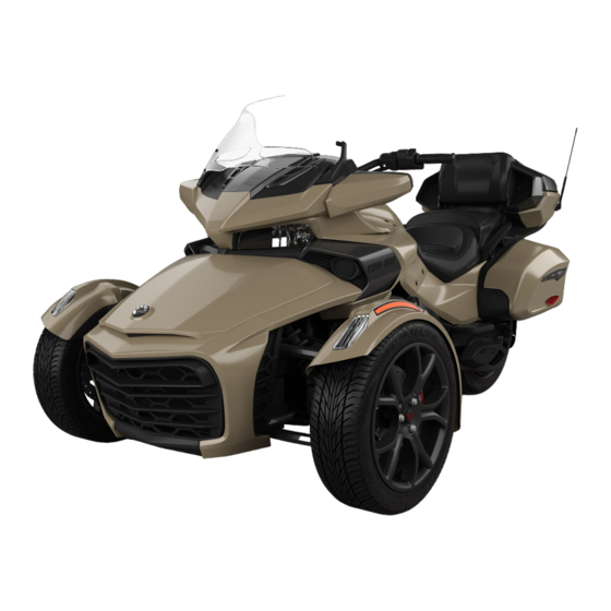 BRP can-am SPYDER F3 2020 Series Handleiding