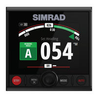 Simrad AP44 Gebruikershandleiding