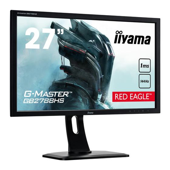 Iiyama G-MASTER GB2788HS Gebruikershandleiding